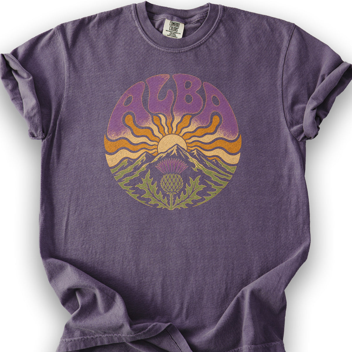 Alba Groovy Sunrise T-Shirt - Grape