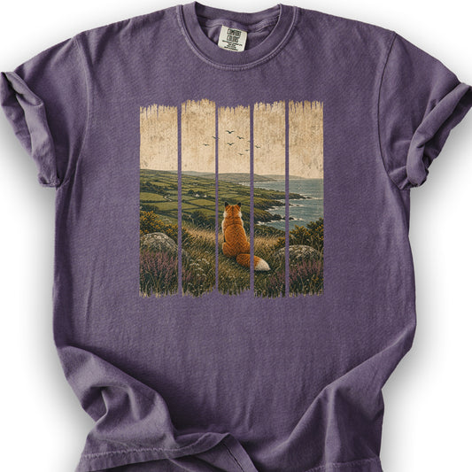 Ireland Fox Panels T-Shirt - Grape