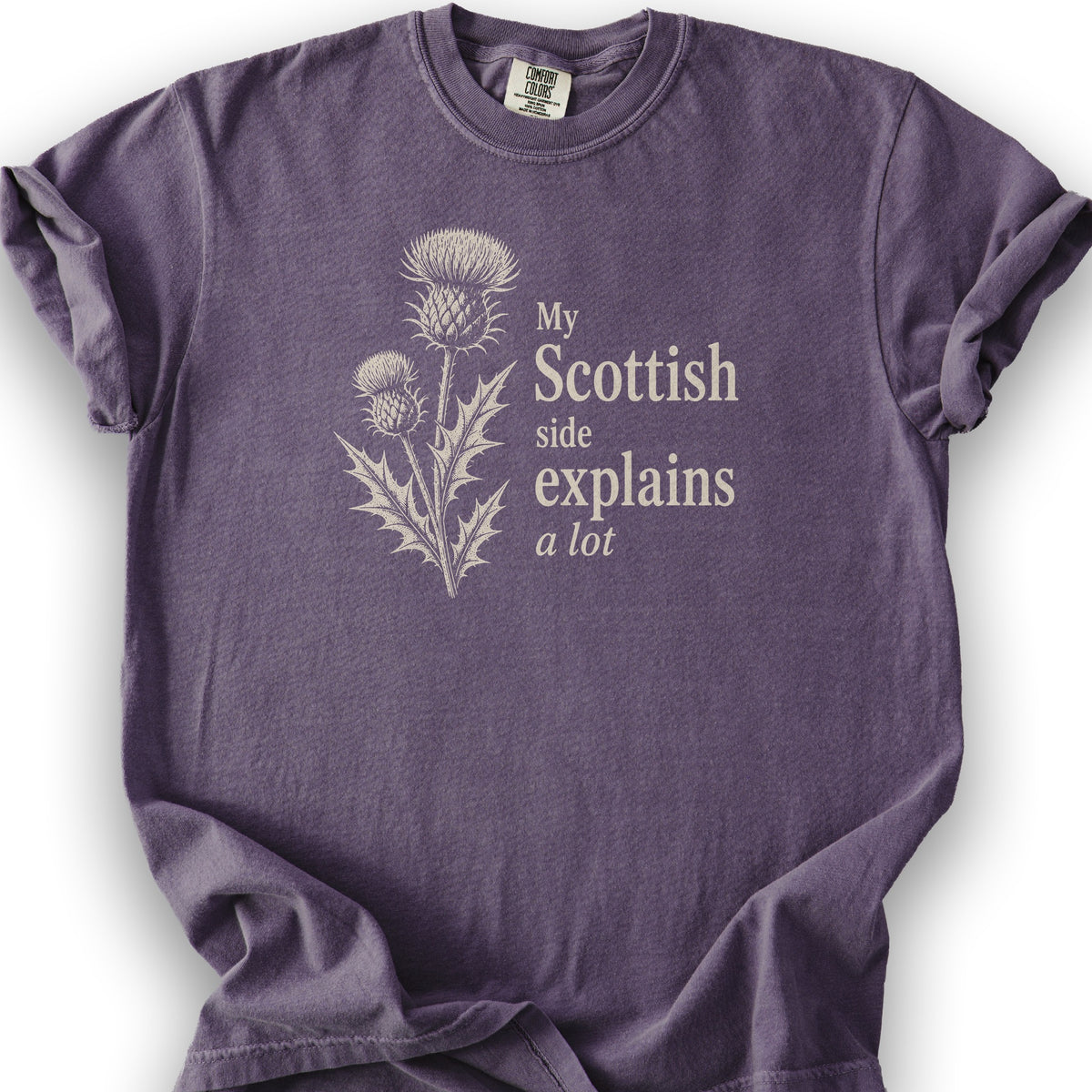 My Scottish Side T-Shirt - Grape