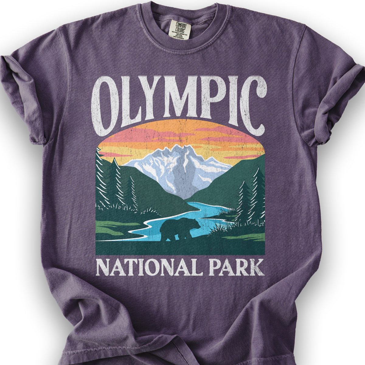 Olympic National Park "Big and Bold" T-Shirt - Grape