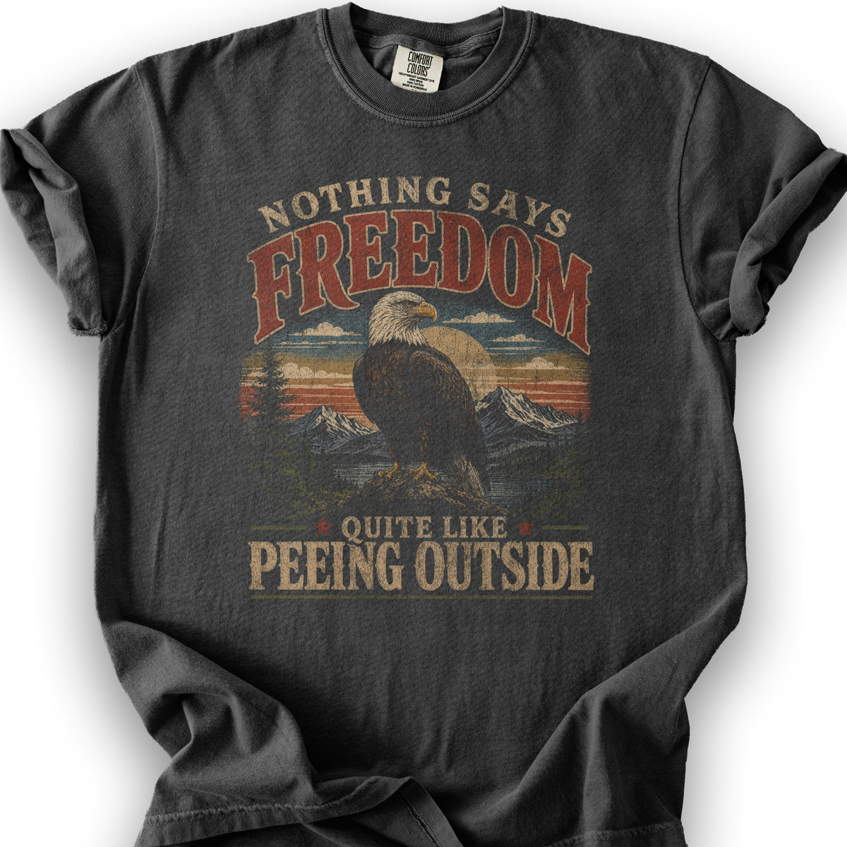Nothing Says Freedom T-Shirt - Graphite