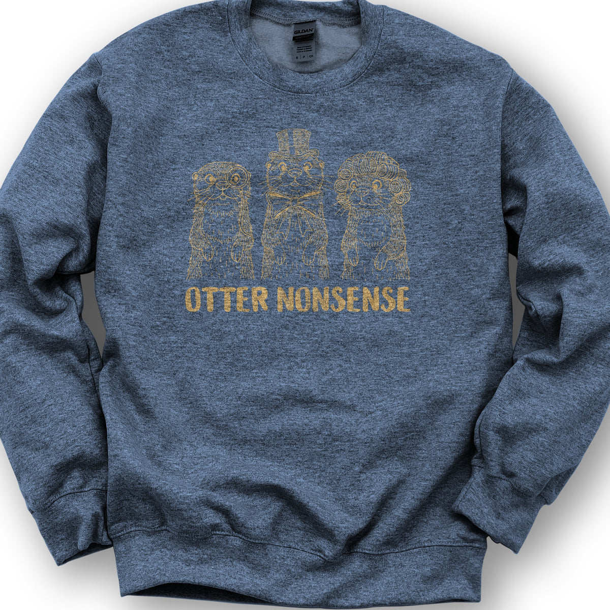 Otter Nonsense Sweatshirt - Heather Sport Dark Navy