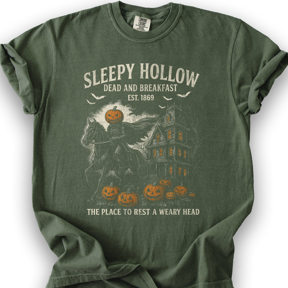 Sleepy Hollow Dead and Breakfast T-Shirt - Hemp