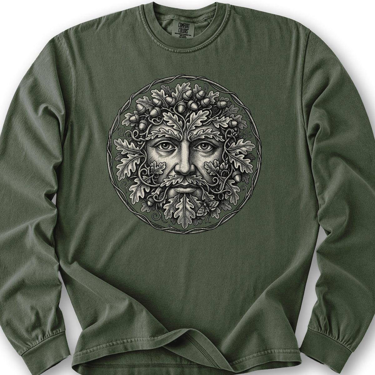 Bargain Bin Overstock! Green Man Long Sleeve Shirt