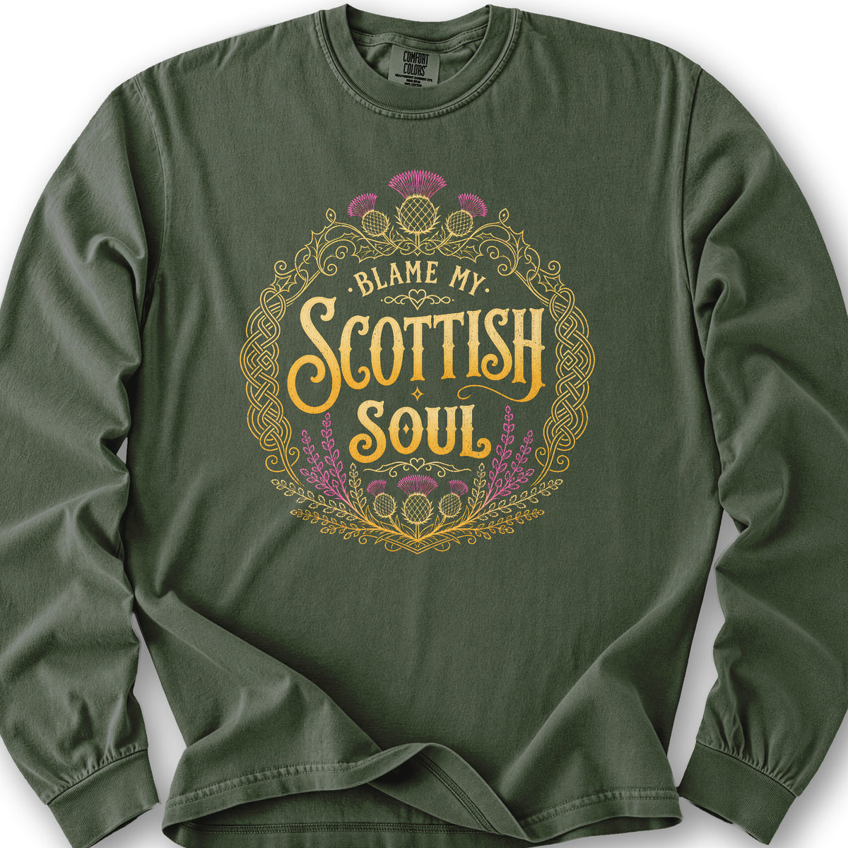 My Scottish Soul Long Sleeve Shirt - Hemp