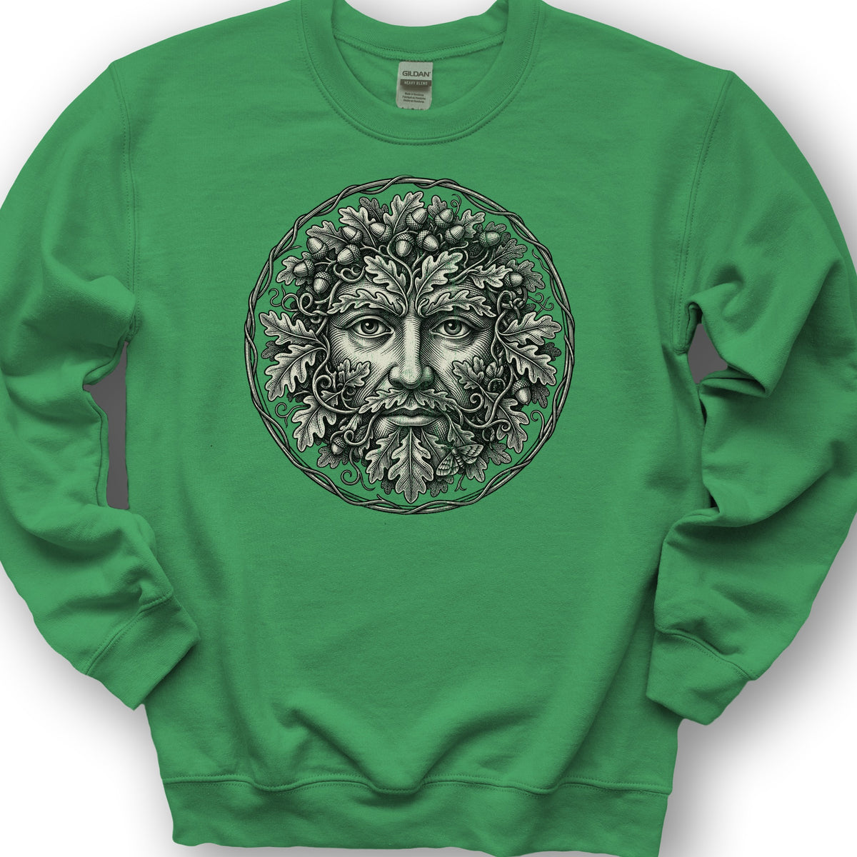 Green Man Sweatshirt - Irish Green