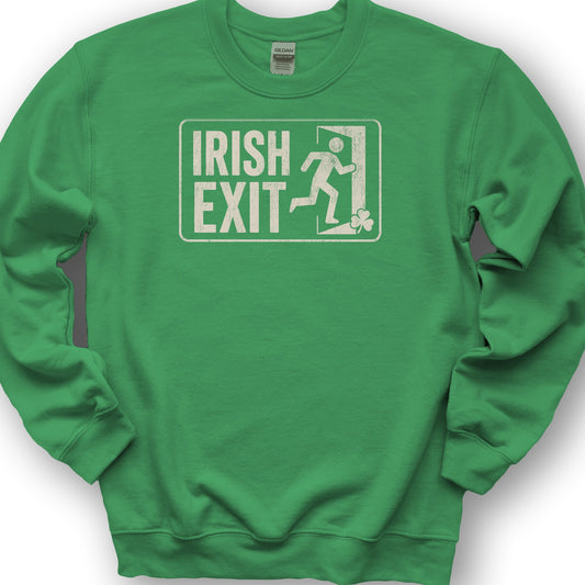Irish Exit Sweatshirt - Irish Green