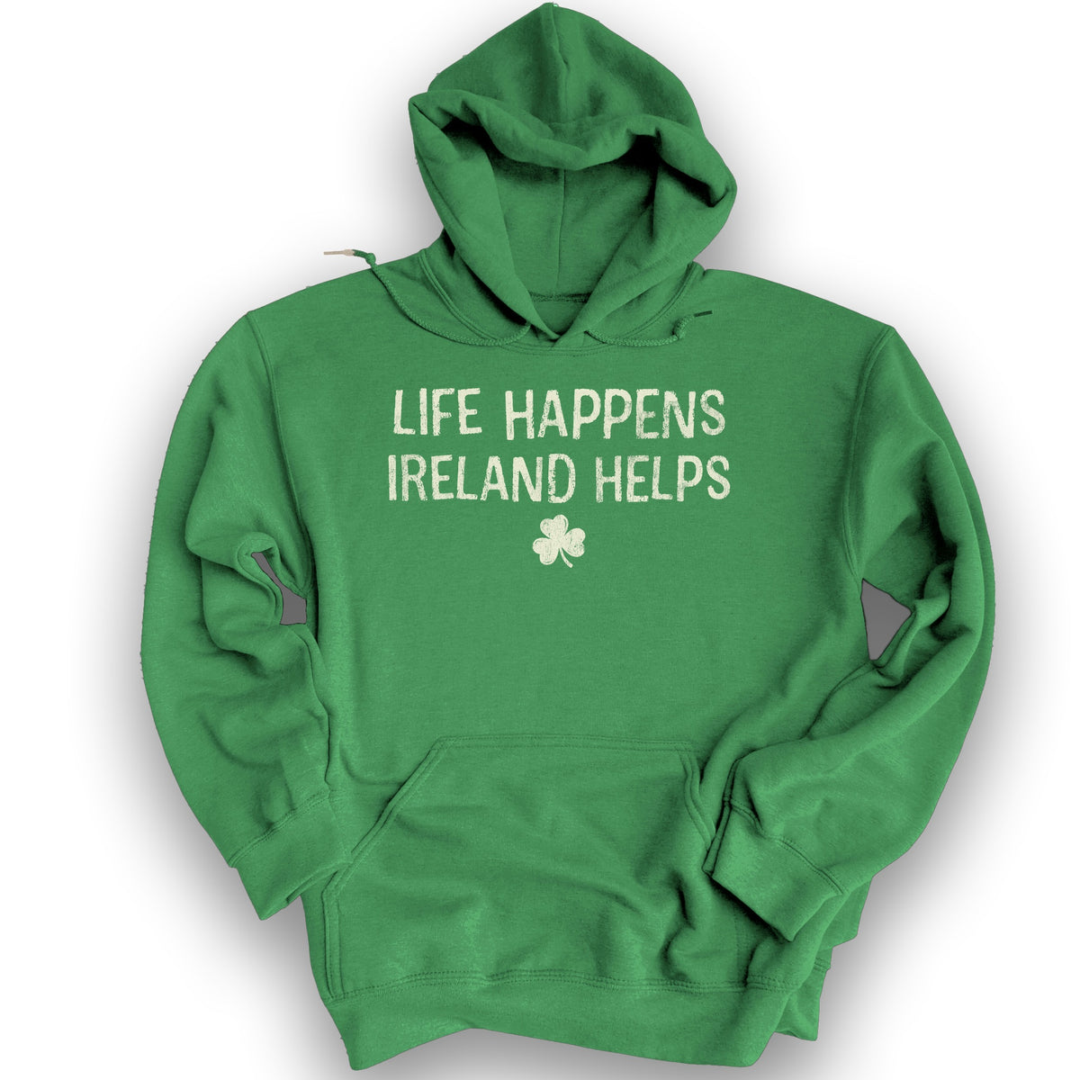 Life Happens Ireland Hoodie - Irish Green