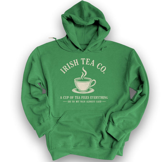 Irish Tea Company Hoodie - Irish Green