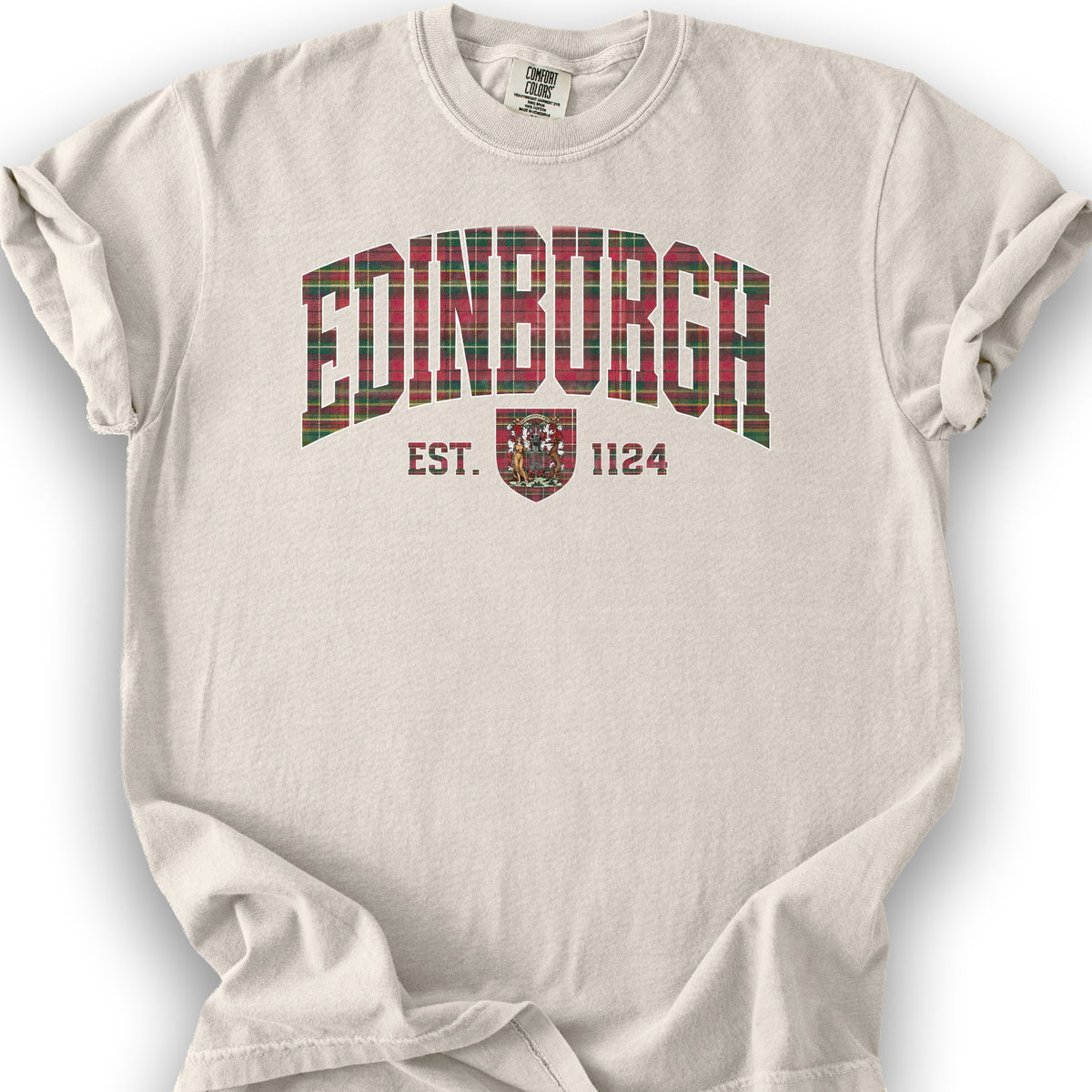 Edinburgh Varsity T-Shirt - Ivory