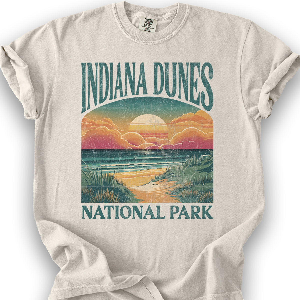 Indiana Dunes National Park "Big and Bold" T-Shirt - Ivory