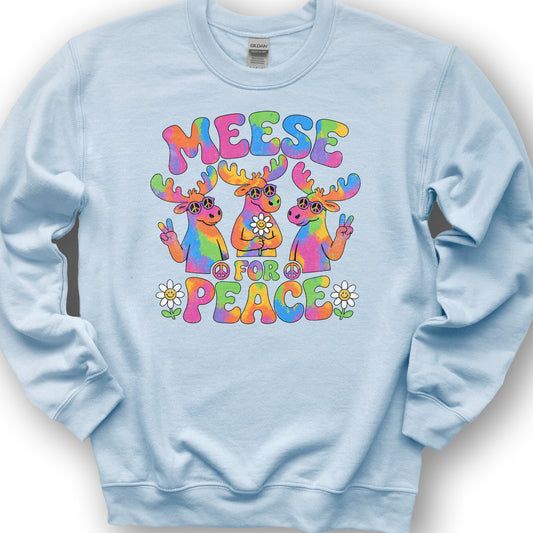 Mease For Peace Sweatshirt - Light Blue