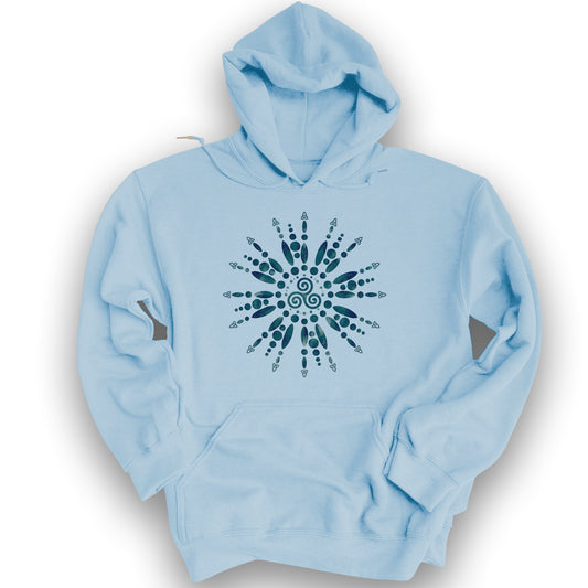 Trinity Burst Hoodie - Light Blue