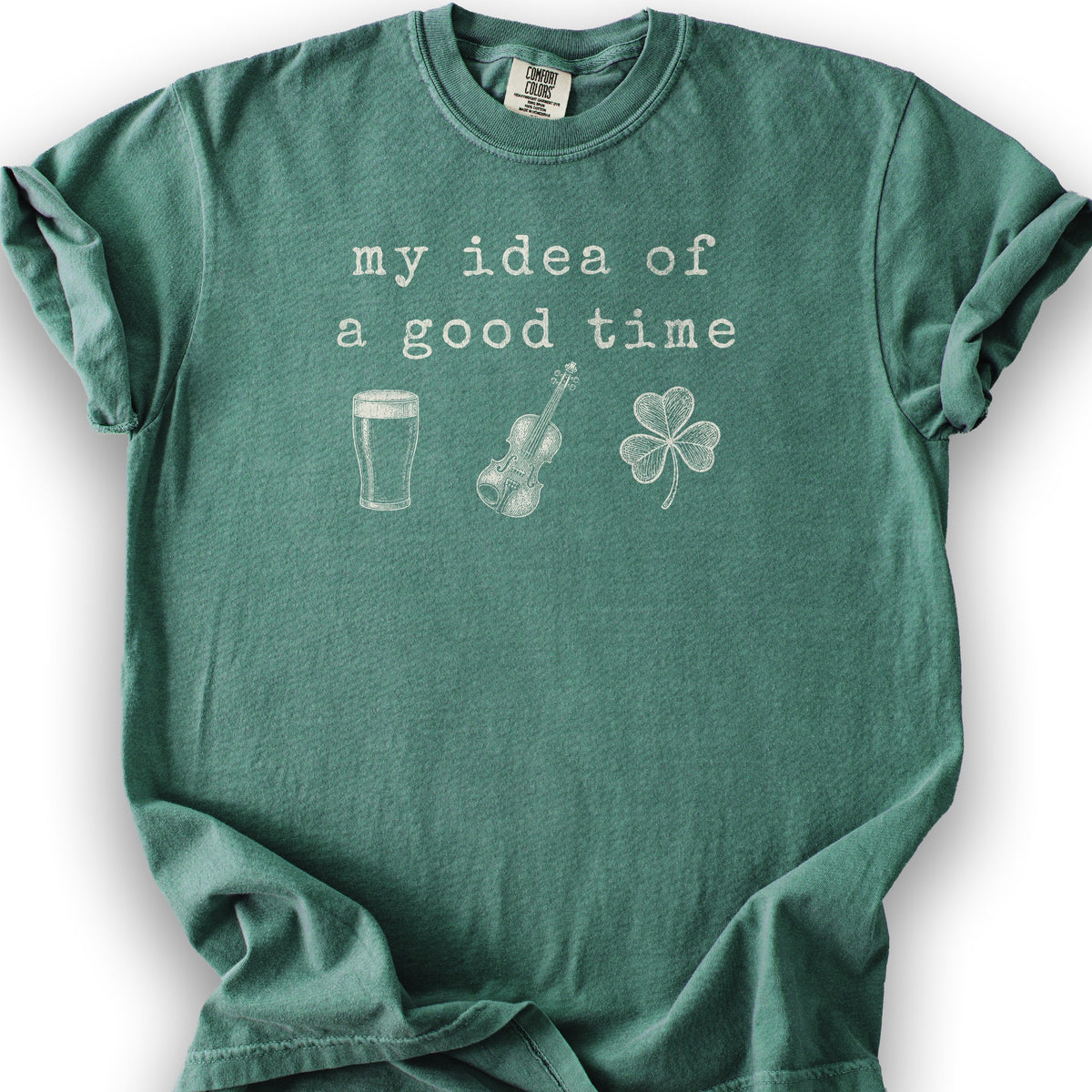 Irish Good Time T-Shirt - Light Green