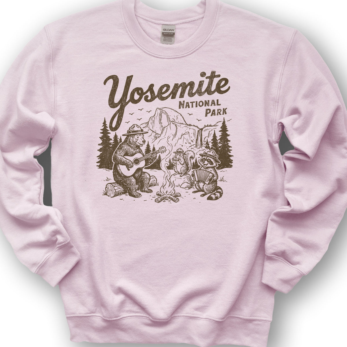 Yosemite Campfire Sing Sweatshirt - Light Pink