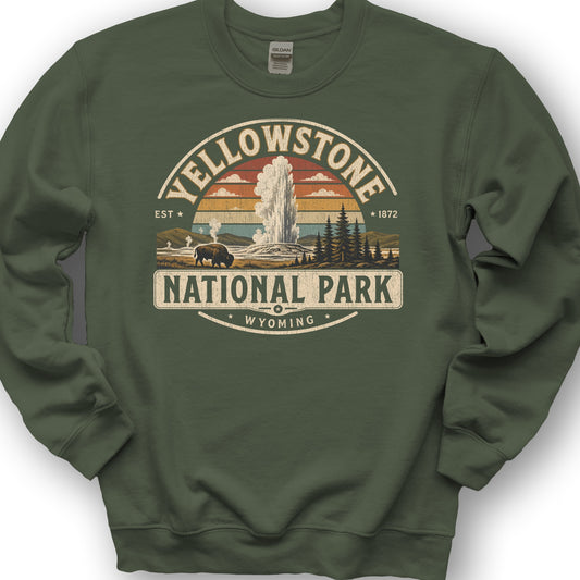 Yellowstone Medallion Sweatshirt - Military Green