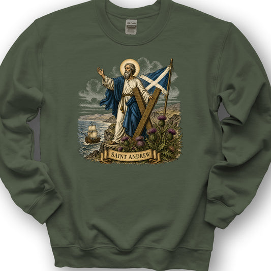 Saint Andrew Sweatshirt - Military Green