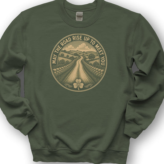 May The Road Sweatshirt - Military Green