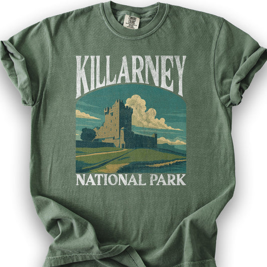 Killarney National Park "Big and Bold" T-Shirt - Moss