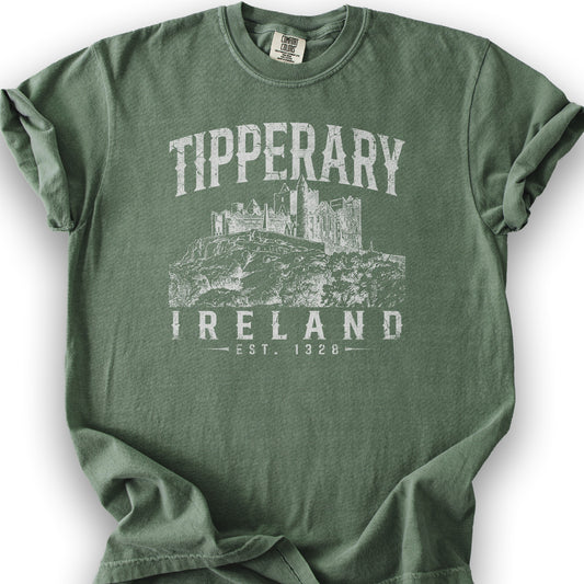 Tipperary Ireland Vintage T-Shirt - Moss