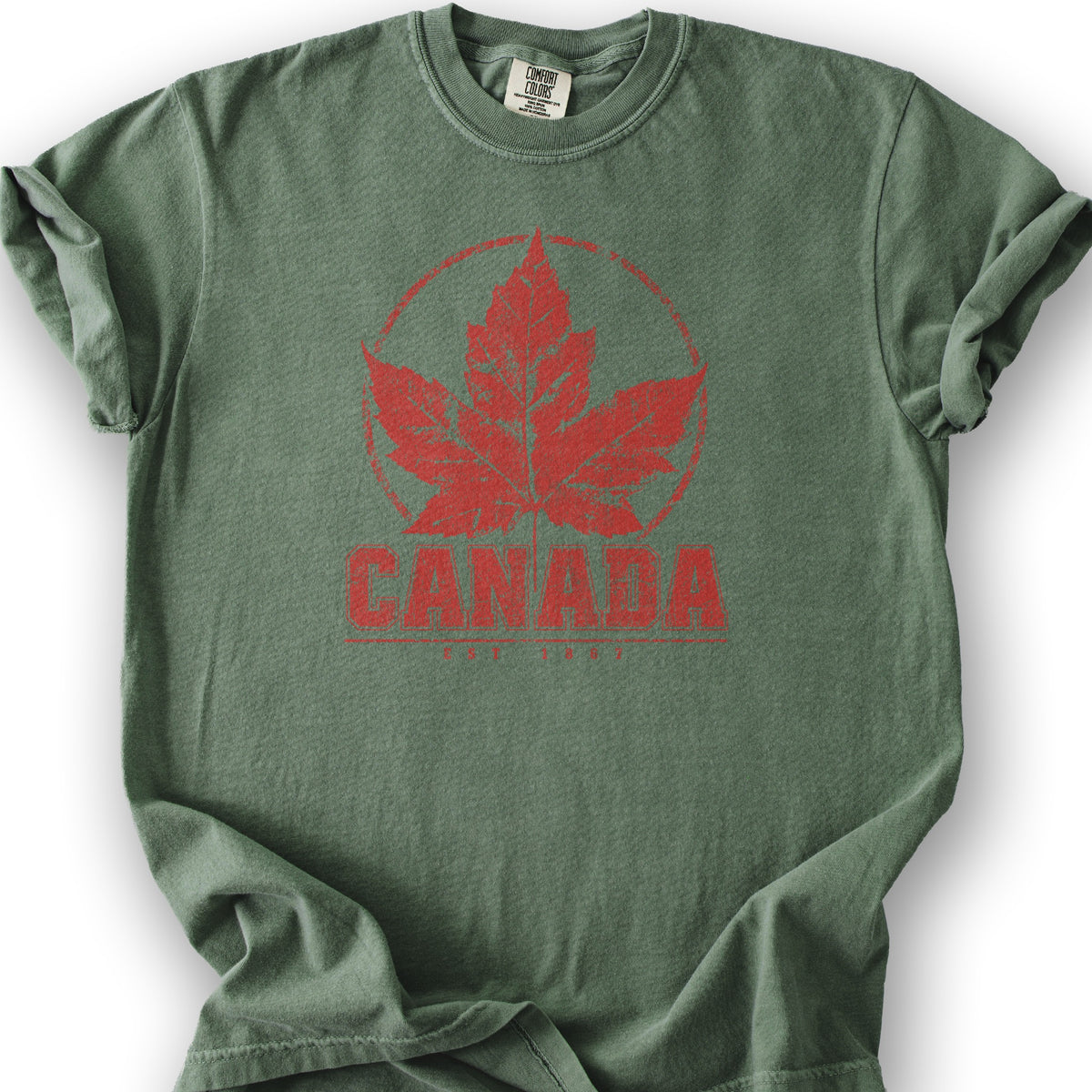 Canada Est. 1867 T-Shirt - Moss