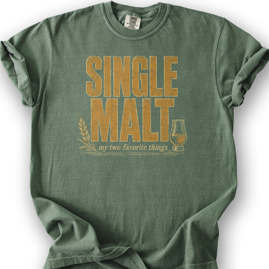 Single Malt My Two T-Shirt - Moss
