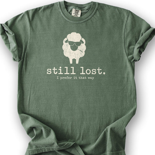 Still Lost Sheep T-Shirt - Moss