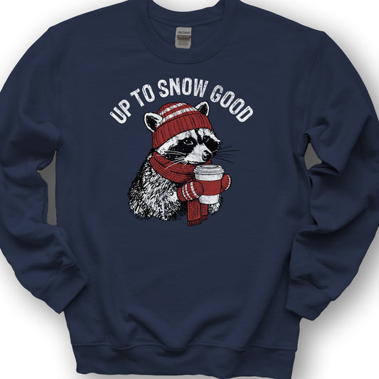 Up To Snow Good Sweatshirt - Navy