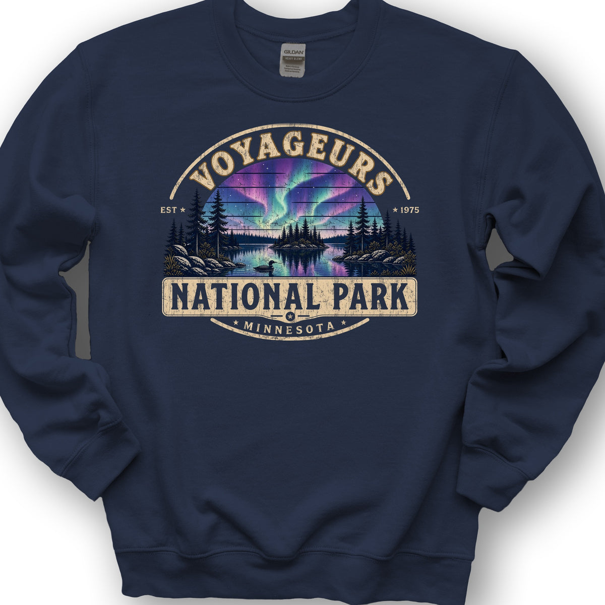 Voyageurs Medallion Sweatshirt - Navy