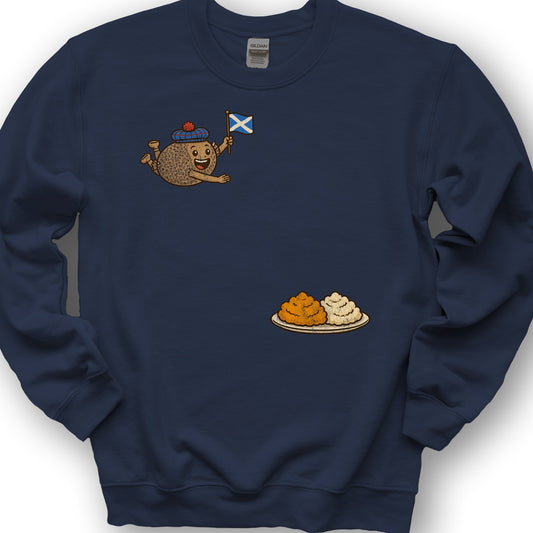 Scottish Haggis Dive Sweatshirt - Navy
