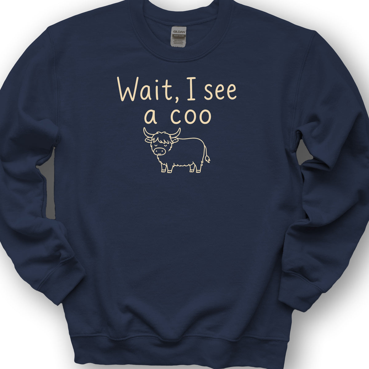 Wait I See A Coo Sweatshirt - Navy