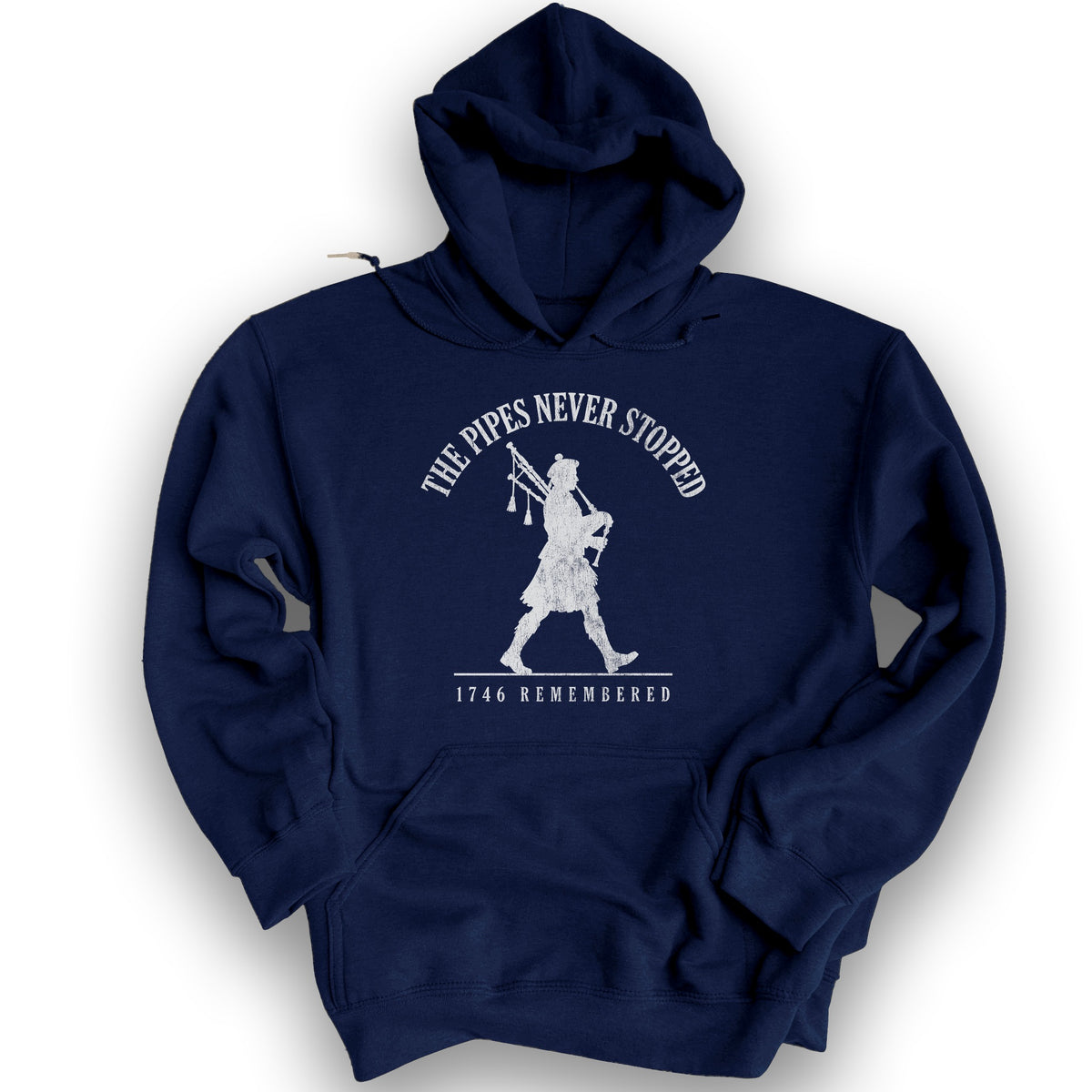 Pipes Never Stopped Hoodie - Navy