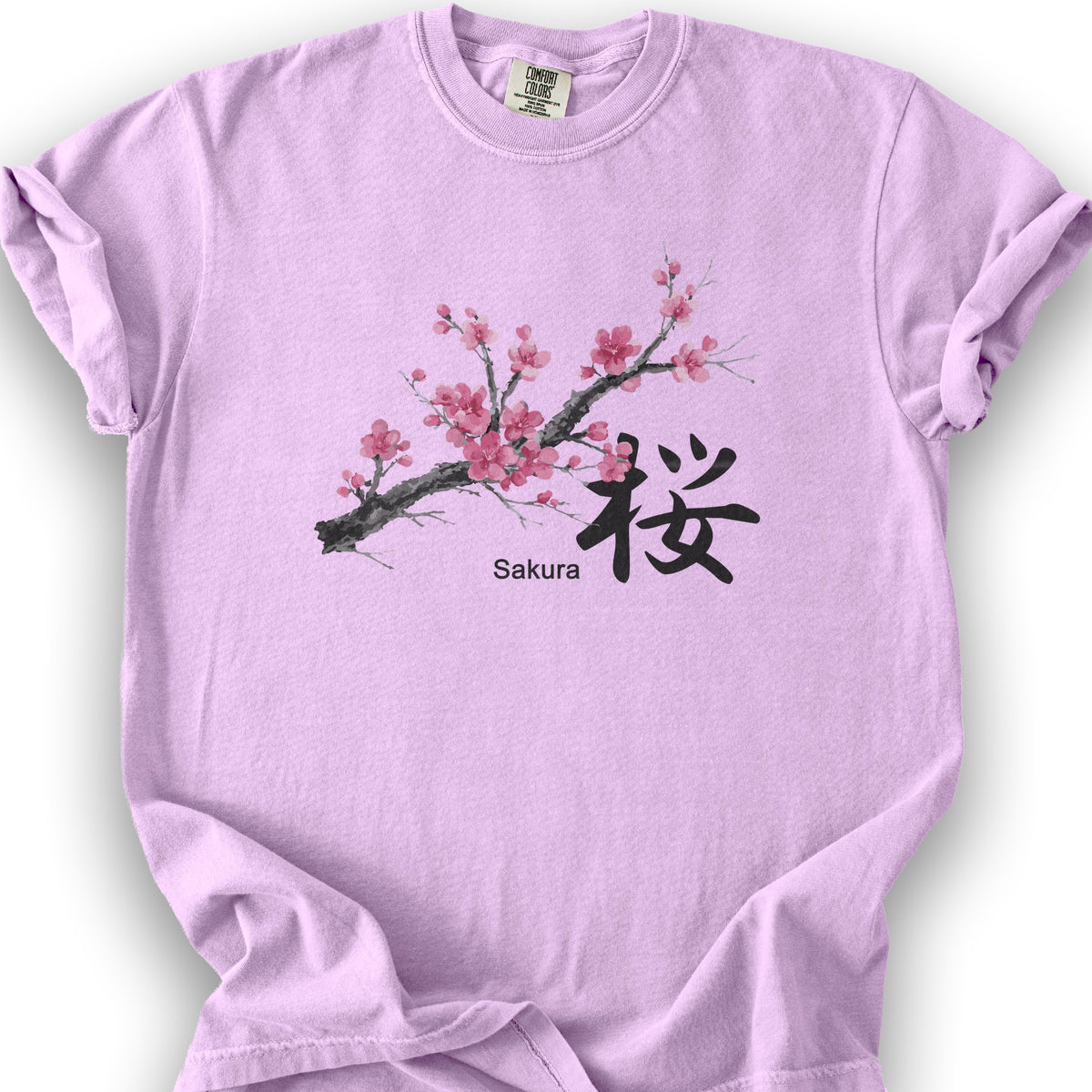 Cherry Blossom Sakura T-Shirt - Orchid