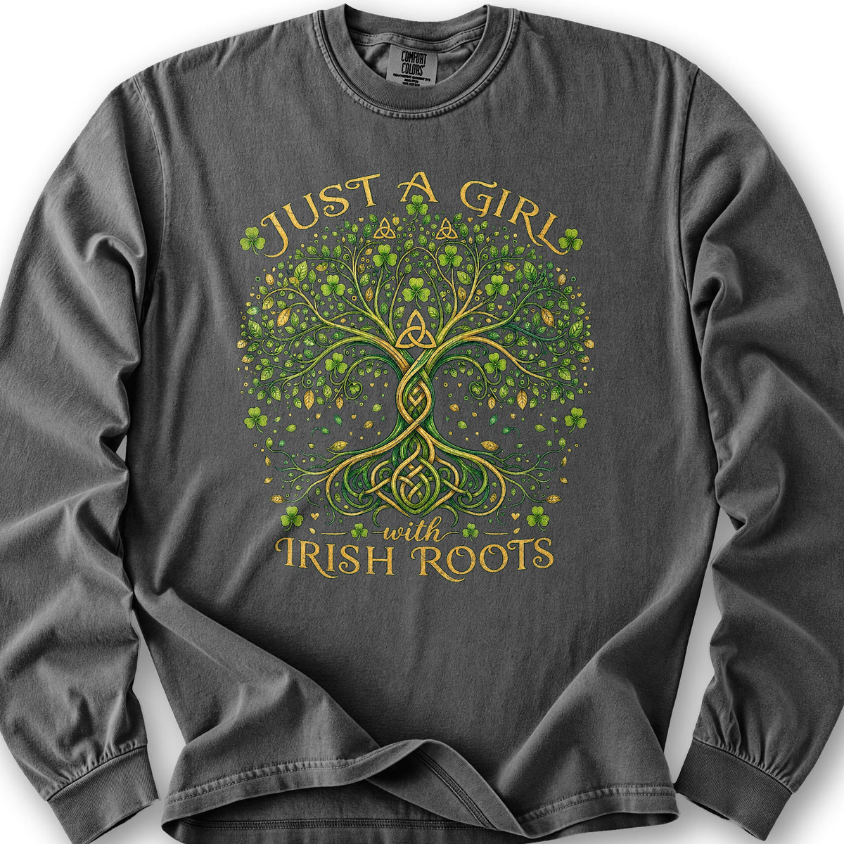 Bargain Bin Overstock! Irish Roots Girl Long Sleeve Shirt