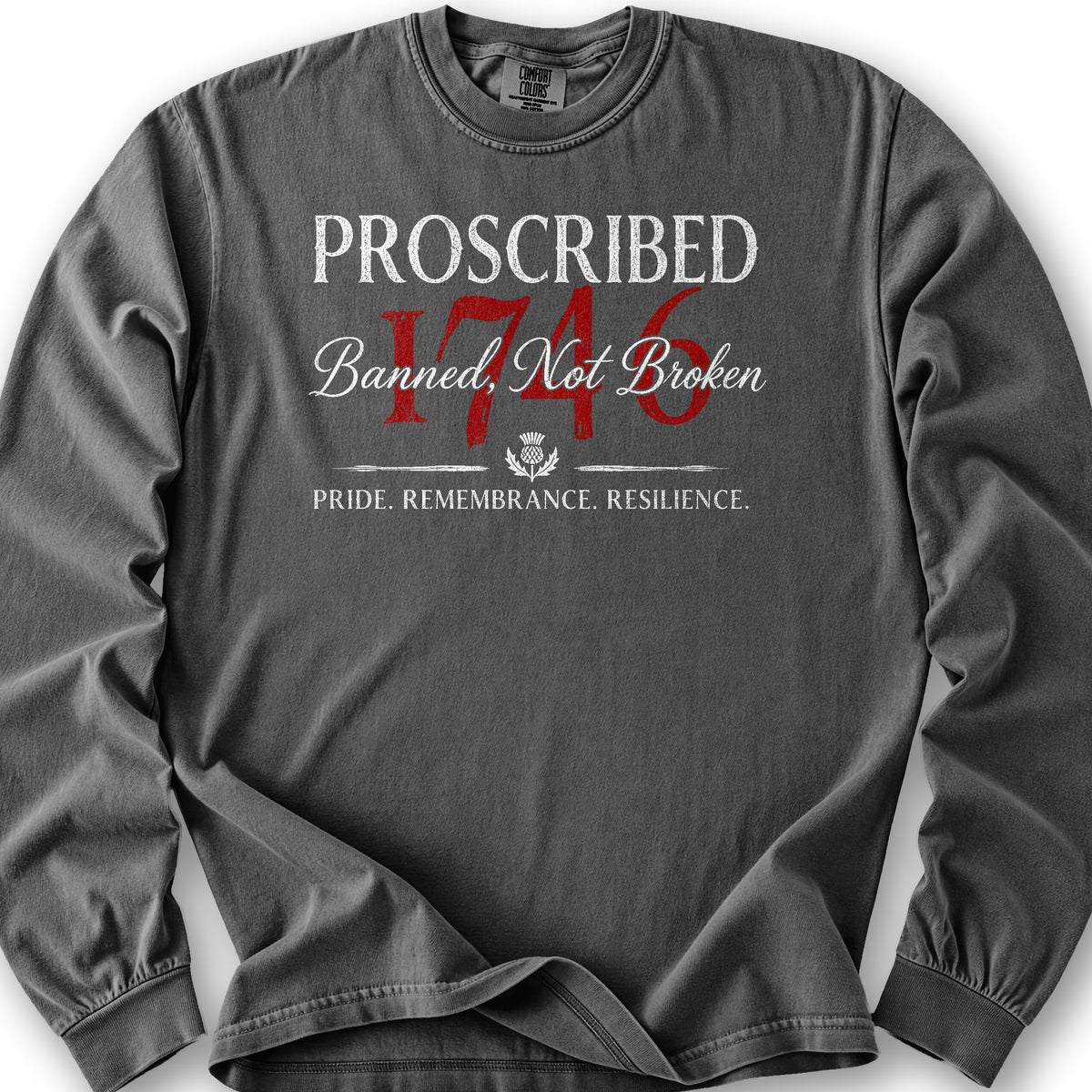 Banned Not Broken Long Sleeve Shirt - Pepper