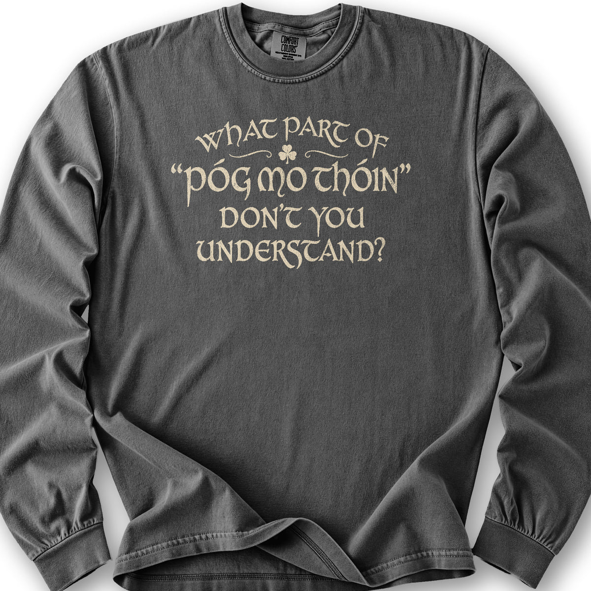 Póg Mo Thóin Understand Long Sleeve Shirt - Pepper