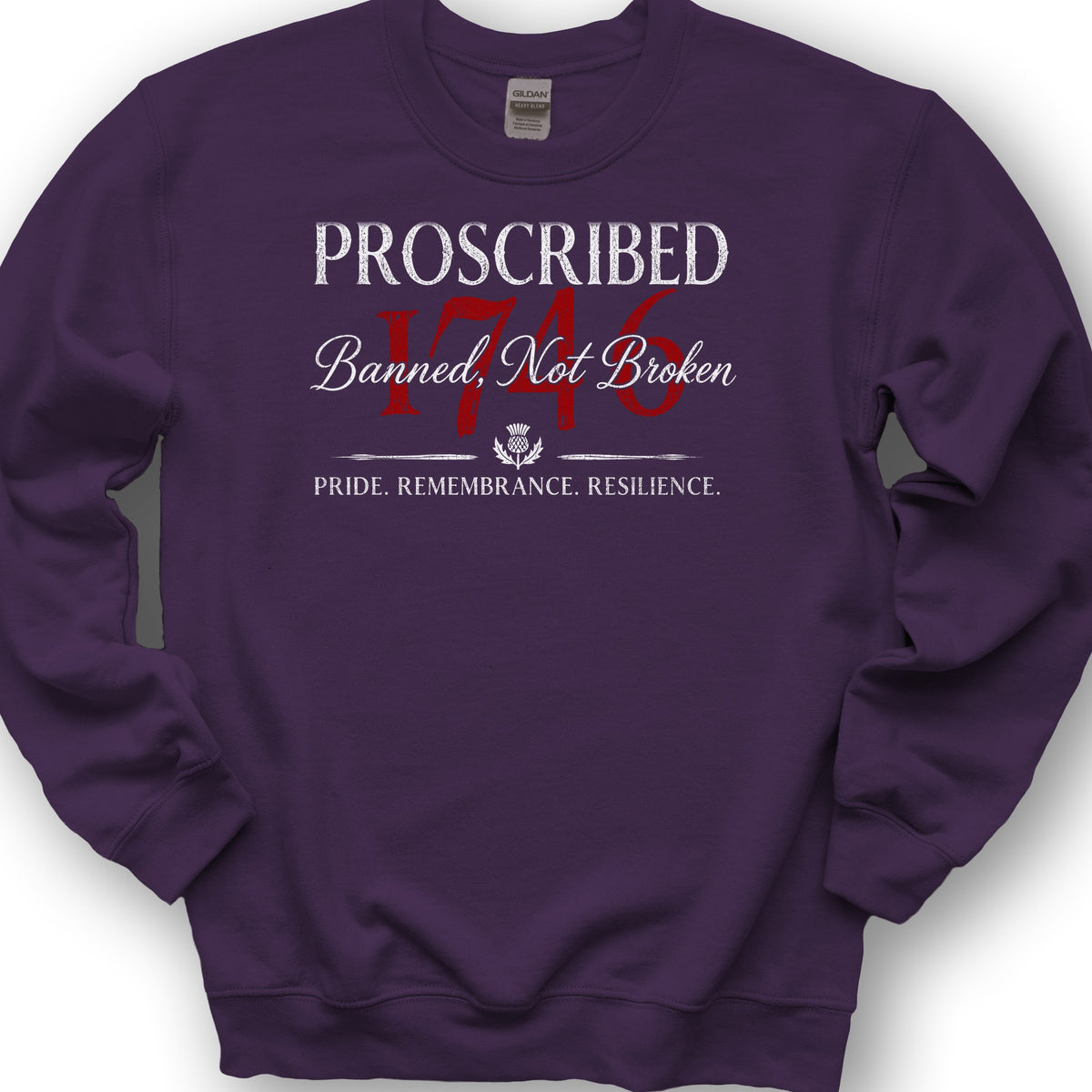 Banned Not Broken Sweatshirt - Purple