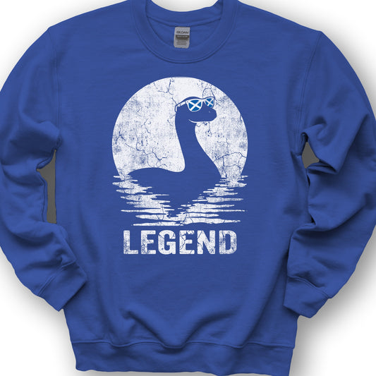 Legend Nessie Sunglasses Sweatshirt - Royal