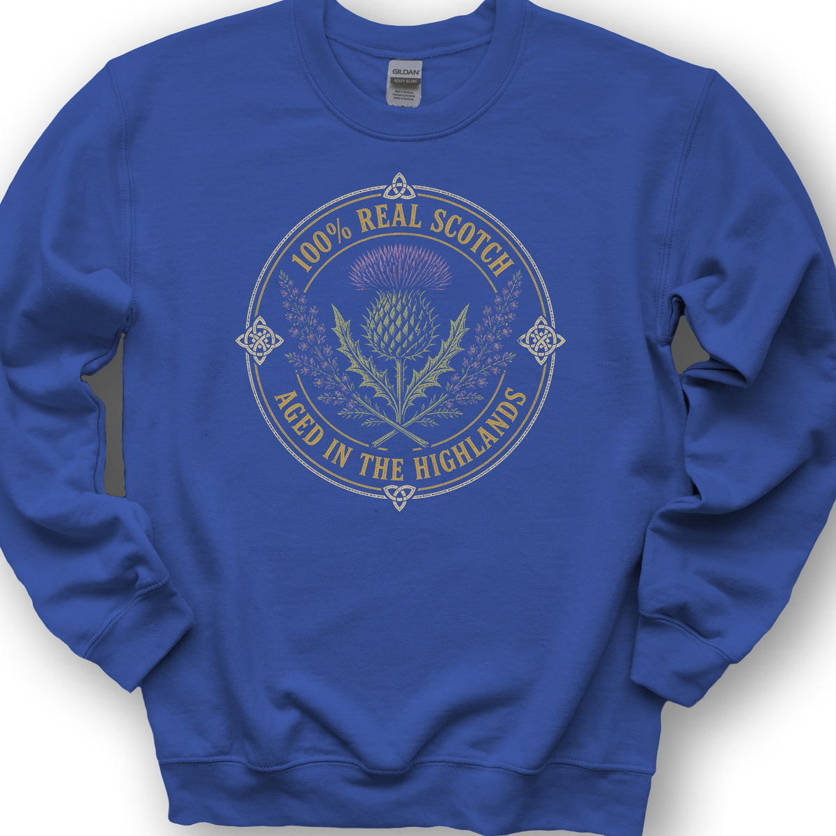 100% Real Scotch Sweatshirt - Royal