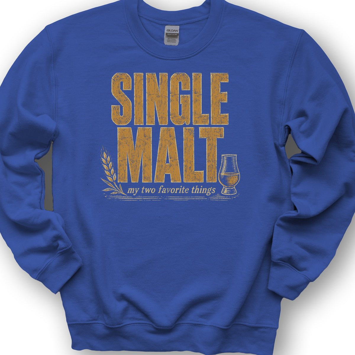 Single Malt My Two Sweatshirt - Royal
