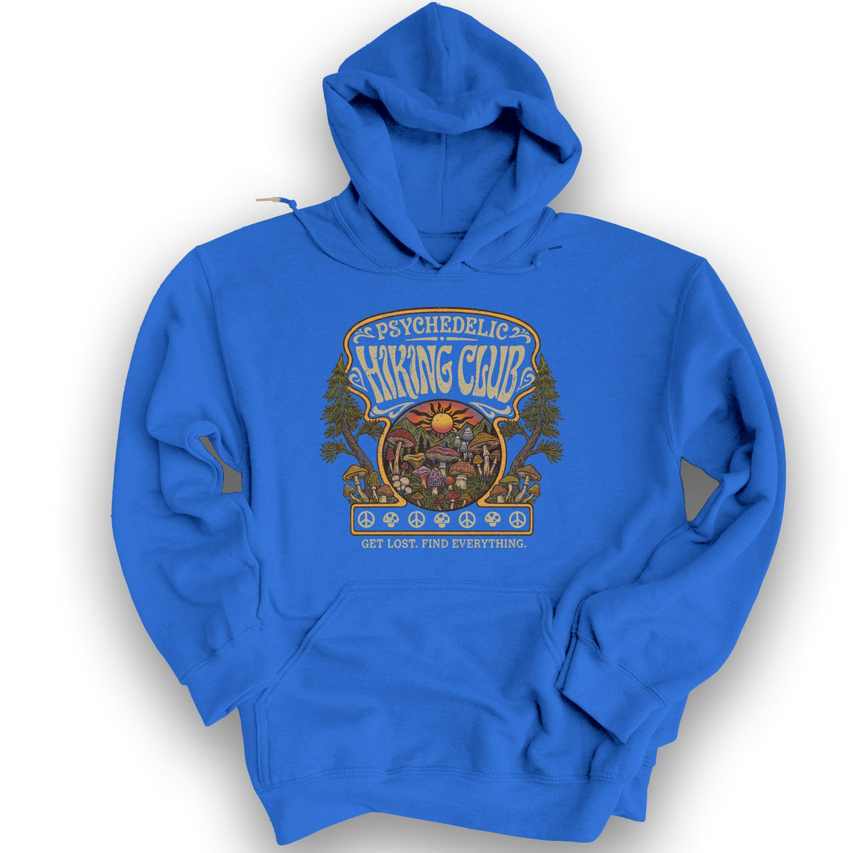 Pyschedelic Hiking Club V2 Hoodie - Royal