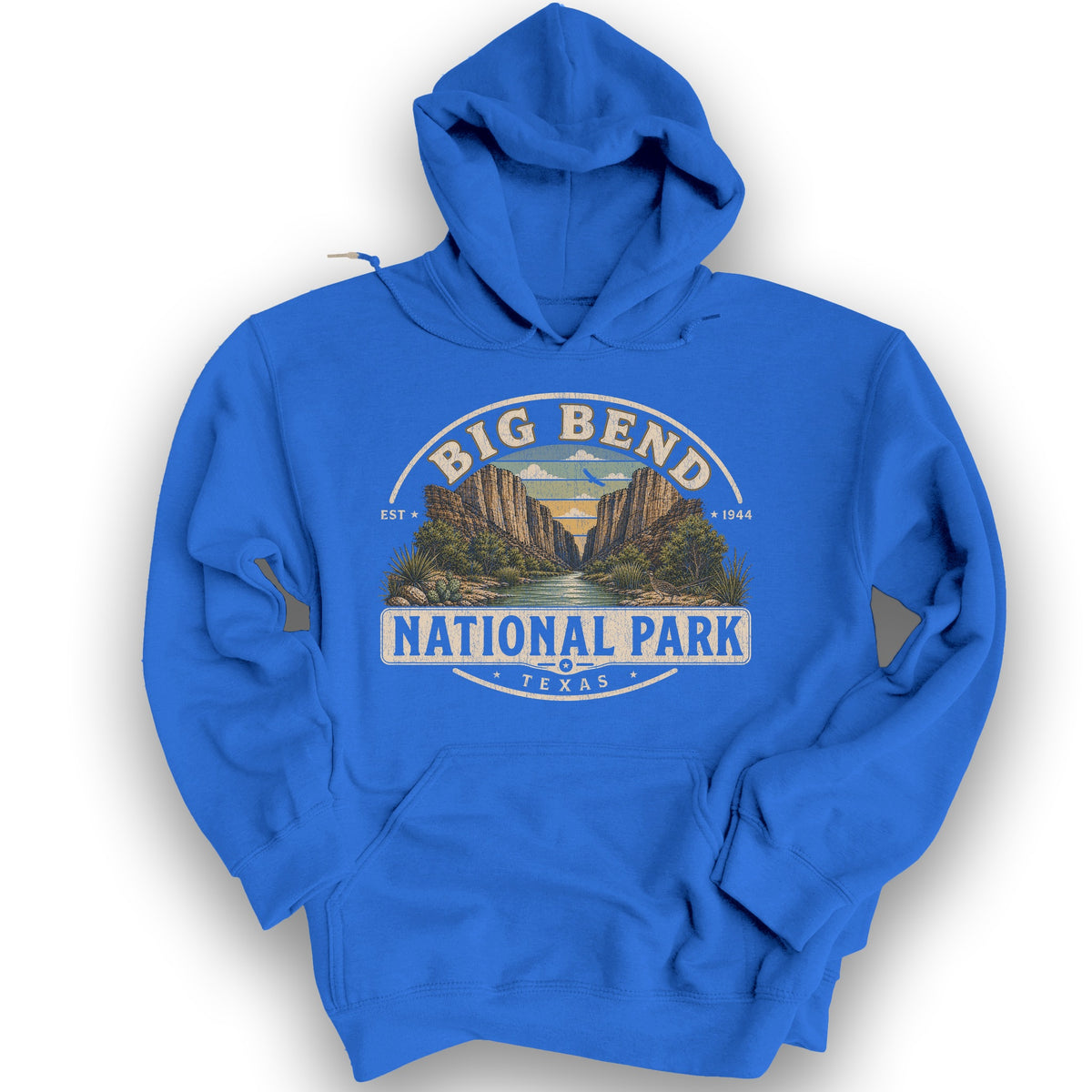Big Bend Medallion Hoodie - Royal