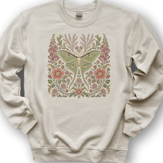 Luna Florals Sweatshirt - Sand