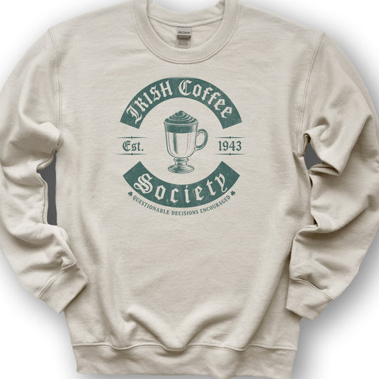 Irish Coffee Society Sweatshirt - Sand