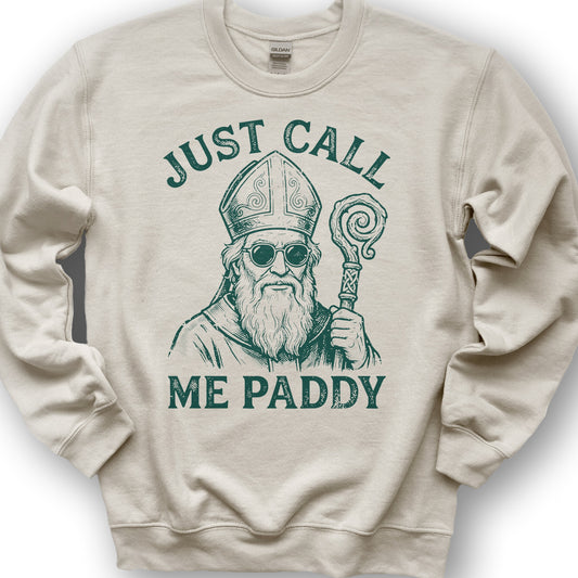 Just Call Me Paddy Sweatshirt - Sand