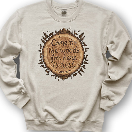 John Muir Woods Sweatshirt - Sand