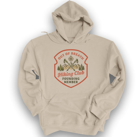 Out of Breath Hiking Club Hoodie - Sand