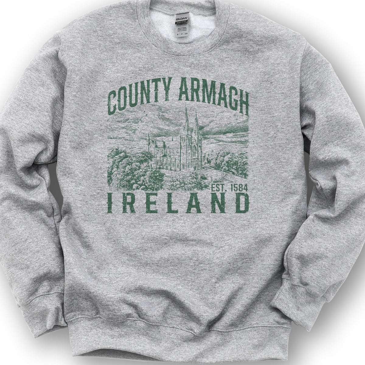 County Armagh Ireland Sweatshirt - Sport Grey