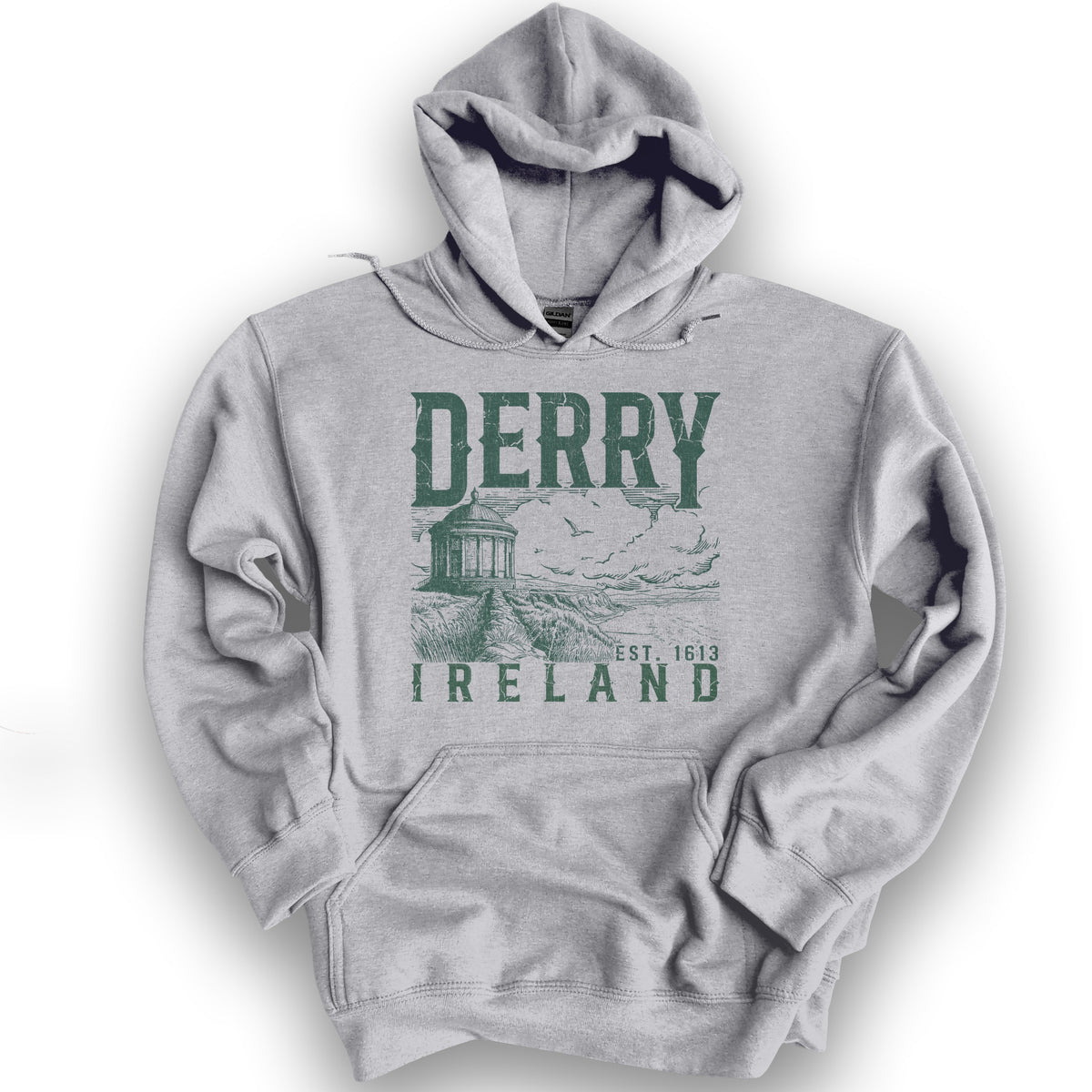 Derry Ireland Hoodie - Sport Grey