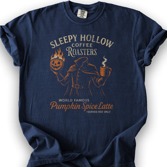 Sleepy Hollow Coffee Roasters T-Shirt - True Navy